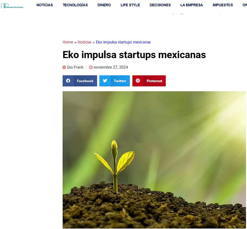 Eko impulsa startups mexicanas